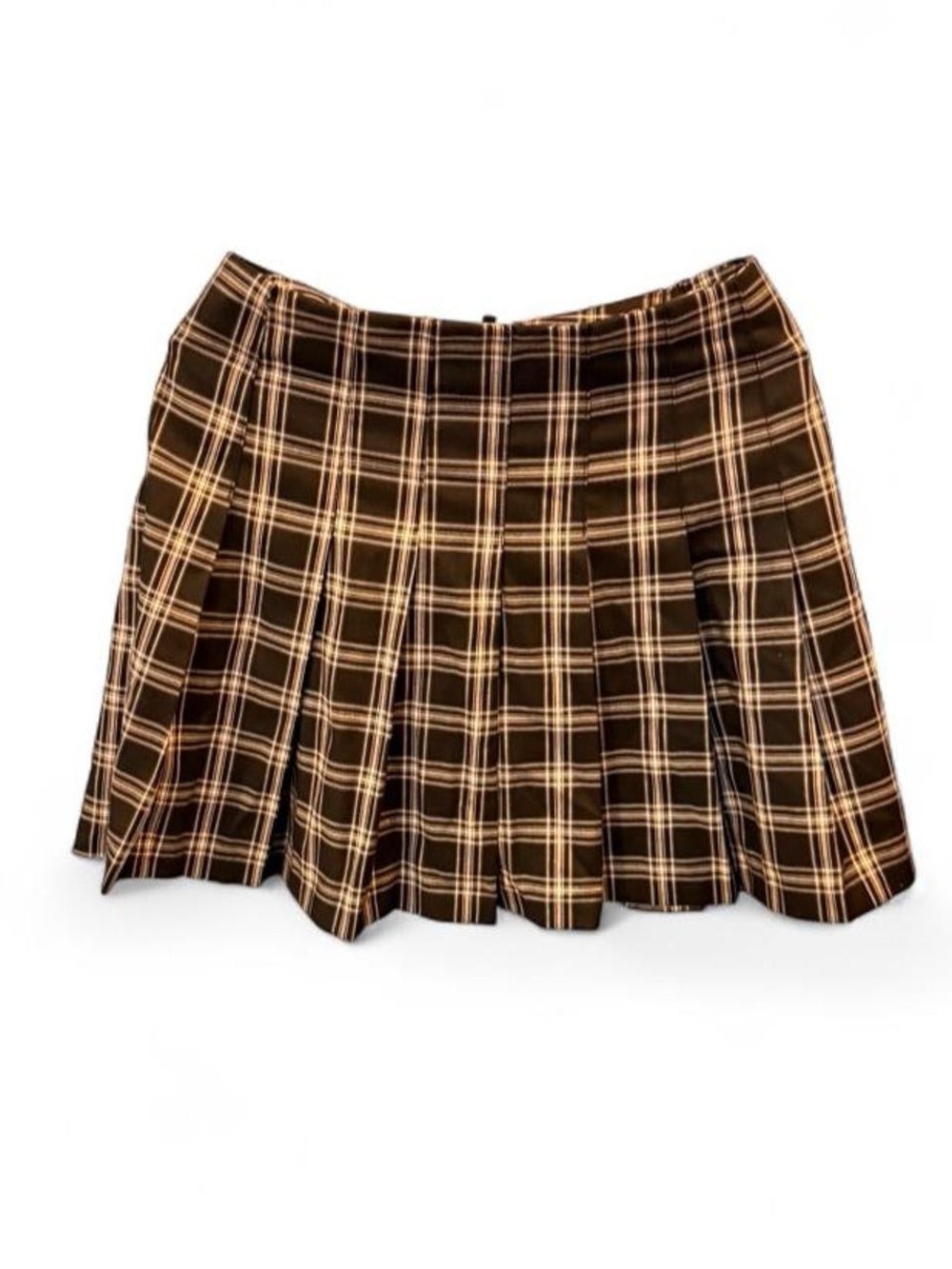 Divided by H&M Black & White Pleated Mini Skirt